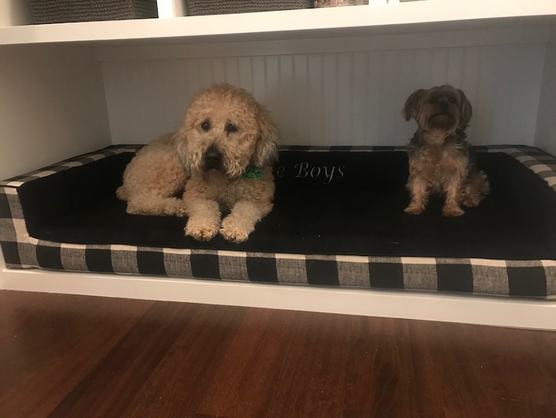 Cute Custom Dog Bed Personalized With Name Designer Dog Bed Etsy