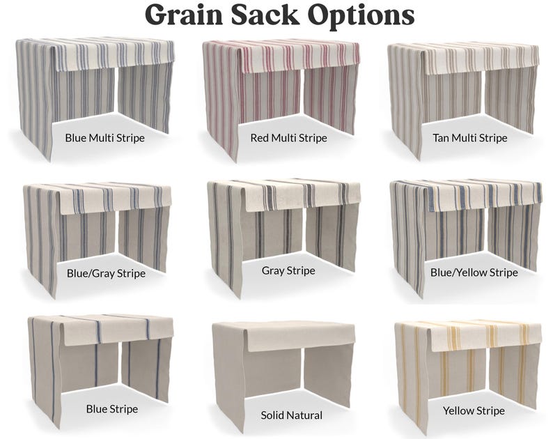 Choose your favorite Grain Sack color
