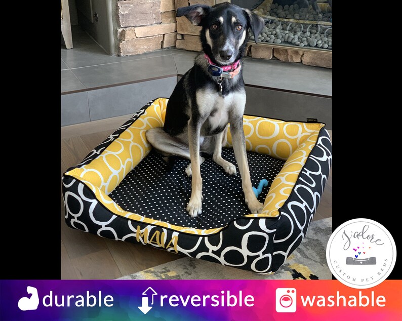 extra large dog bed removable cover