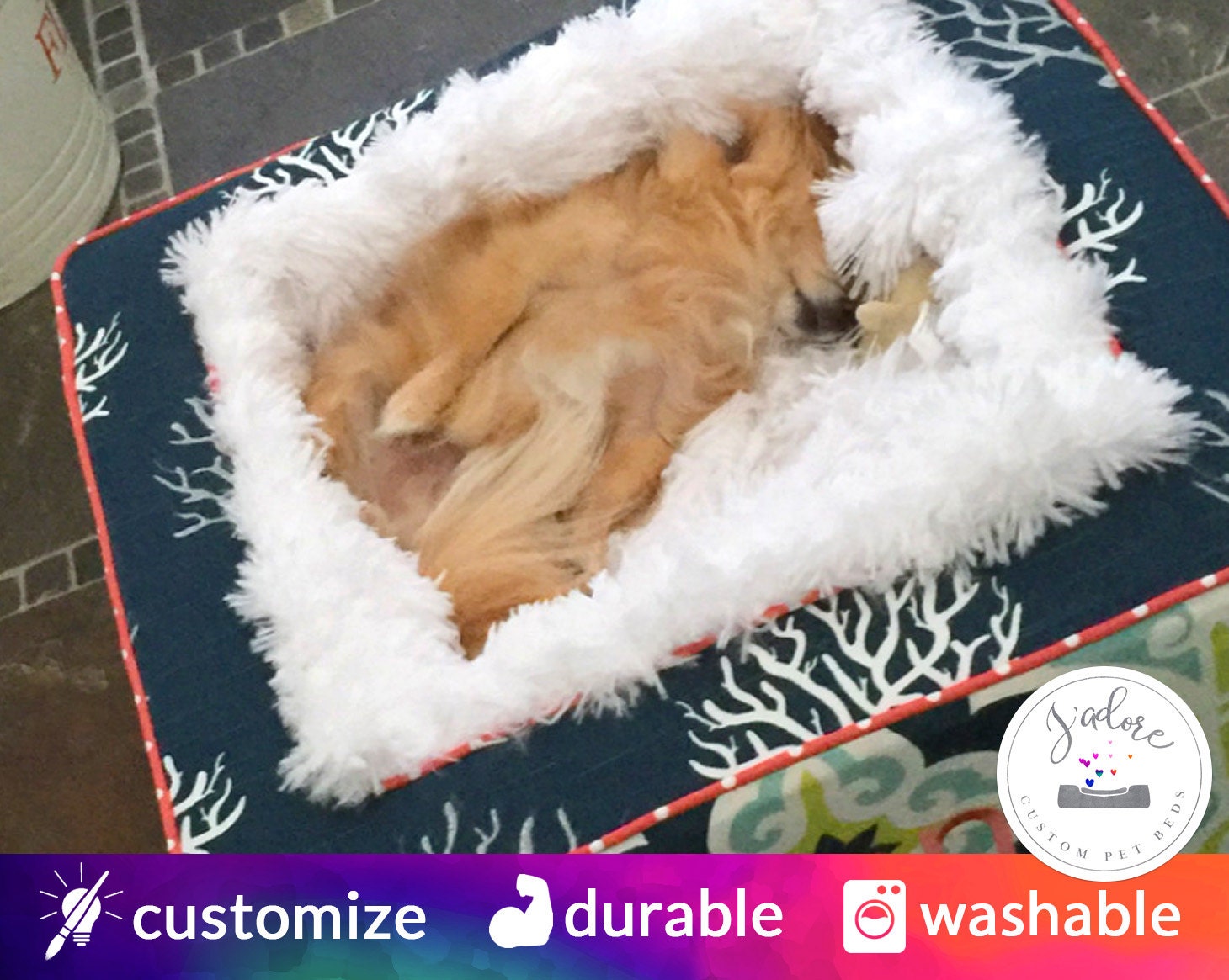 Blanket Dog Bed Luxury Dog Bed with Ultra Soft Blanket Etsy