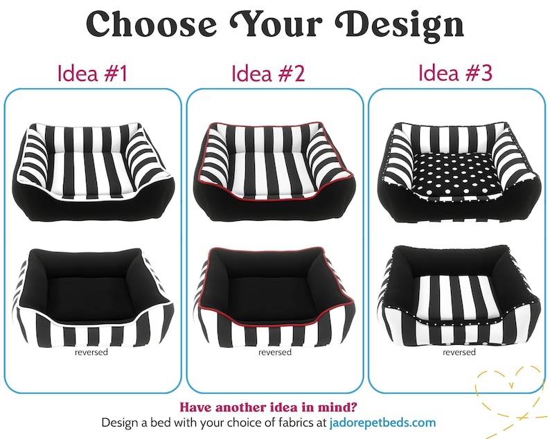 Choose your favorite fabric combination