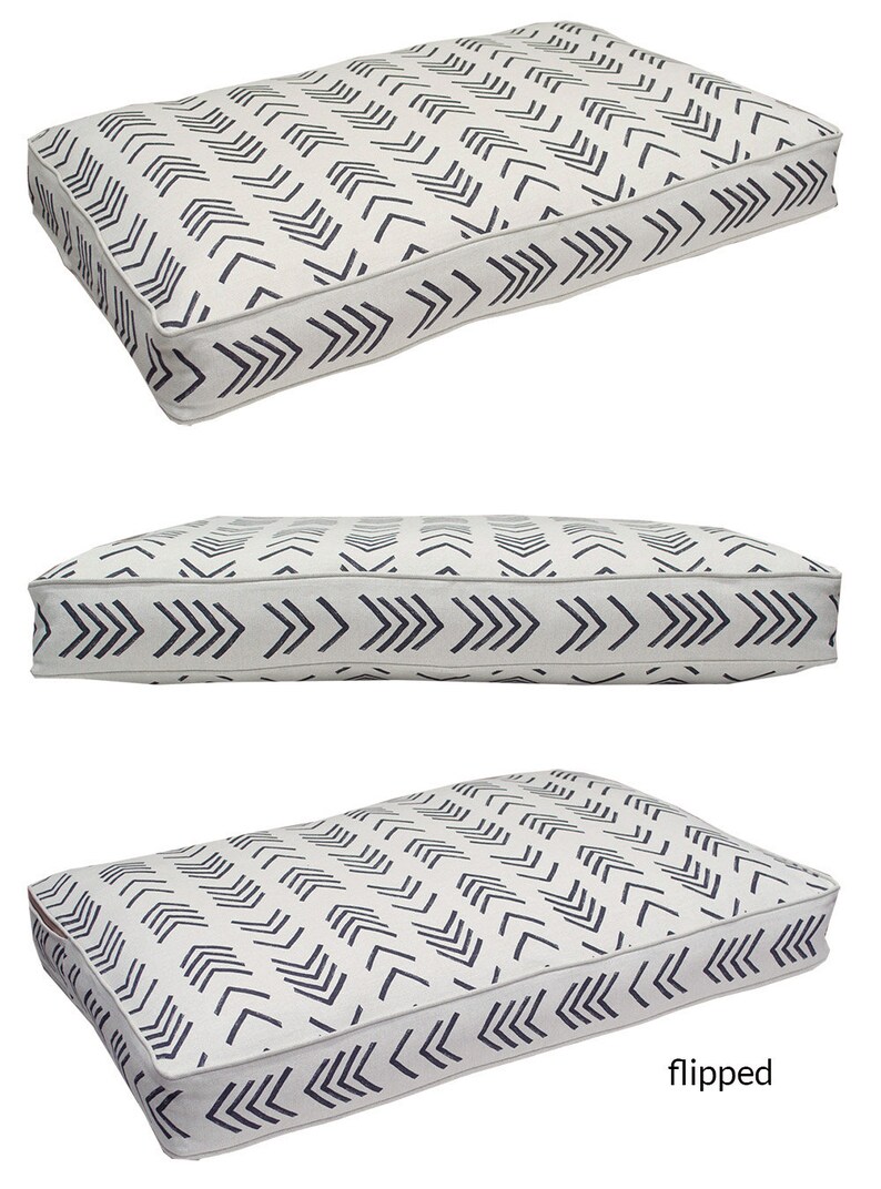 Mudcloth Dog Bed Modern Dog Bed Boho Dog Bed Large Dog Etsy