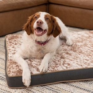 western style memory foam dog bed