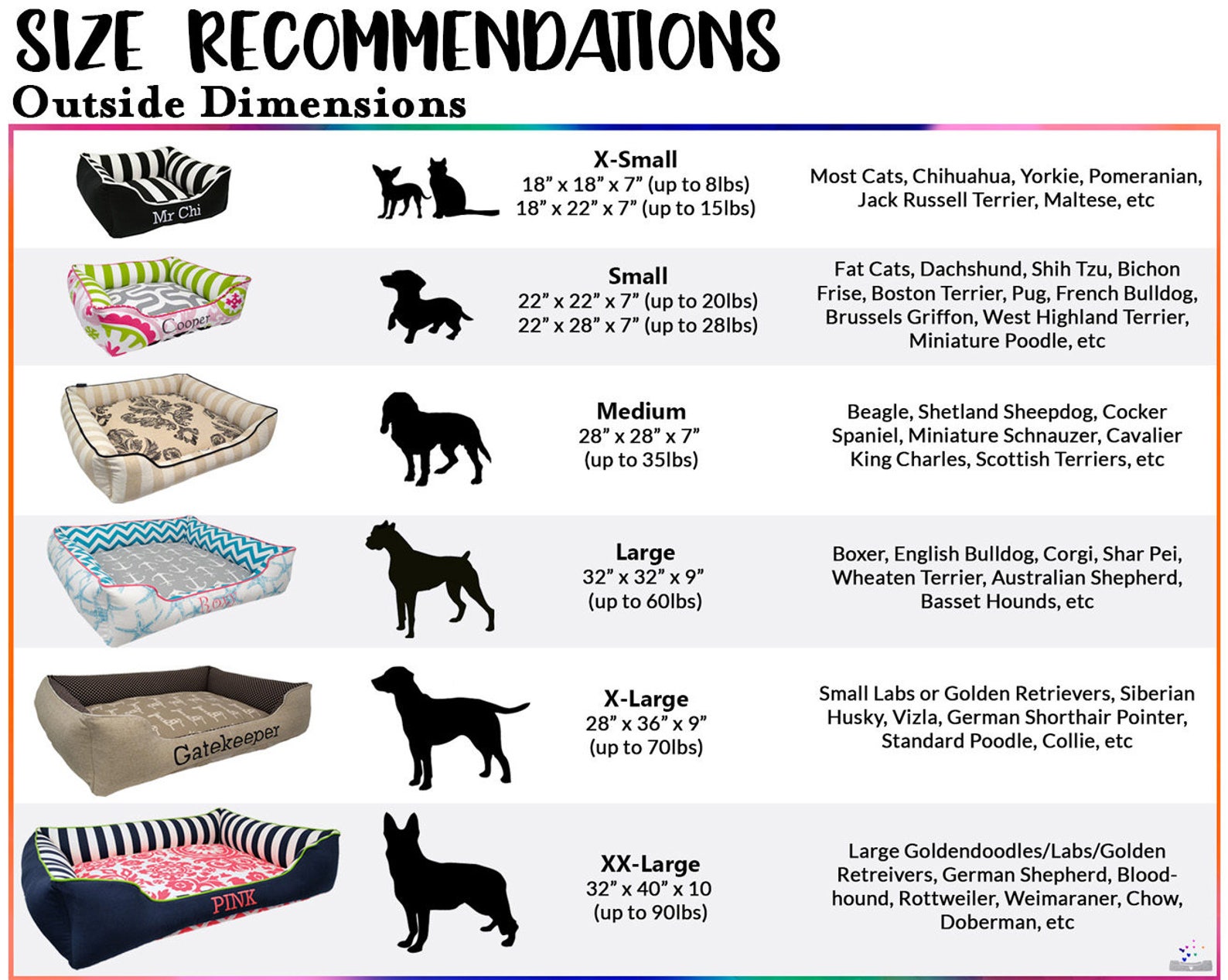 Personalized Dog Bed Pink Dog Beds Small Dog Beds Girly Pet Etsy