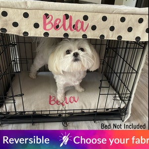 Dog Crate Cover, Custom Kennel Covers, Personlized Small to Large