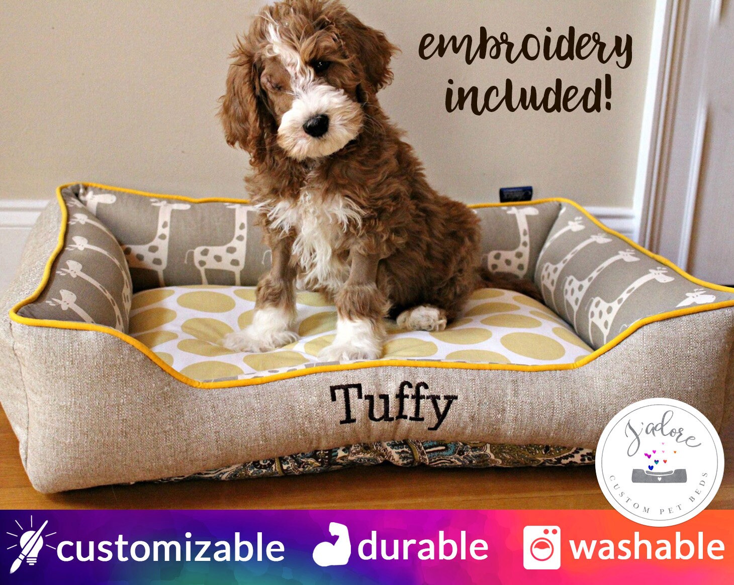 Small Dog Bed Design Your Own Dog Bed or Cat Bed Custom Etsy