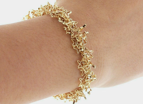 Charming Celestial Gold Charm Bracelet