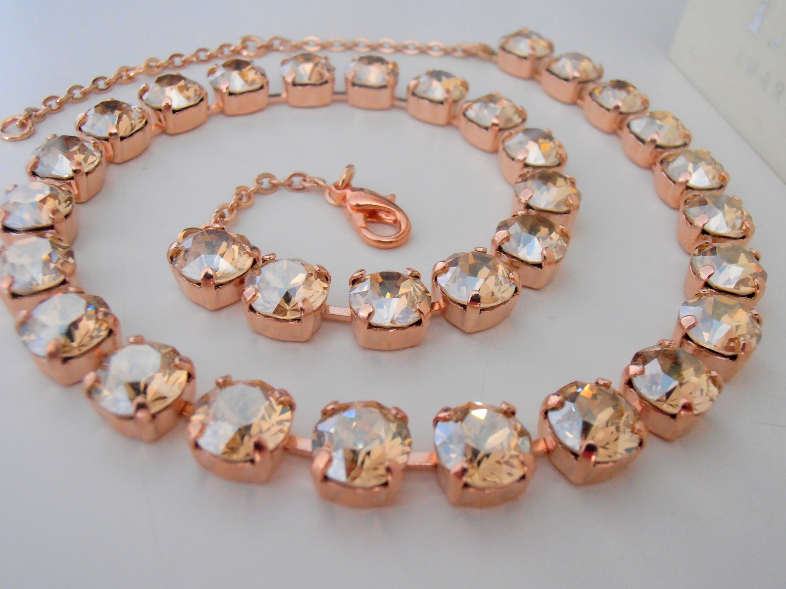 Swarovski choker rose gold Clearance