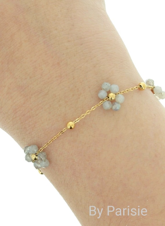 Labradorite Bracelet - Elegant Gemstones Jewelry