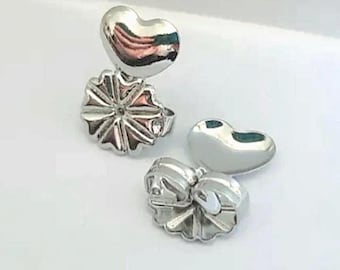 Stainless Steel Earring Lifters, Support Backs for Heavy Earrings