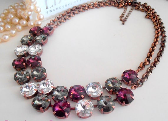Anna Wintour Rivoli Choker Necklace / Crystal Collet / Jewelry Gift