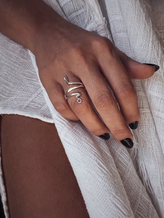 Snake ring,silver snake ring,sterling silver ring,silver midi ring,serpent ring,Medusa ring