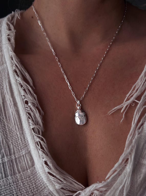 Sterling silver pendant,scarab beetle pendant,scarab necklace,egyptian scarab necklace,alchemist necklace,hieroglyphic necklace,ancient