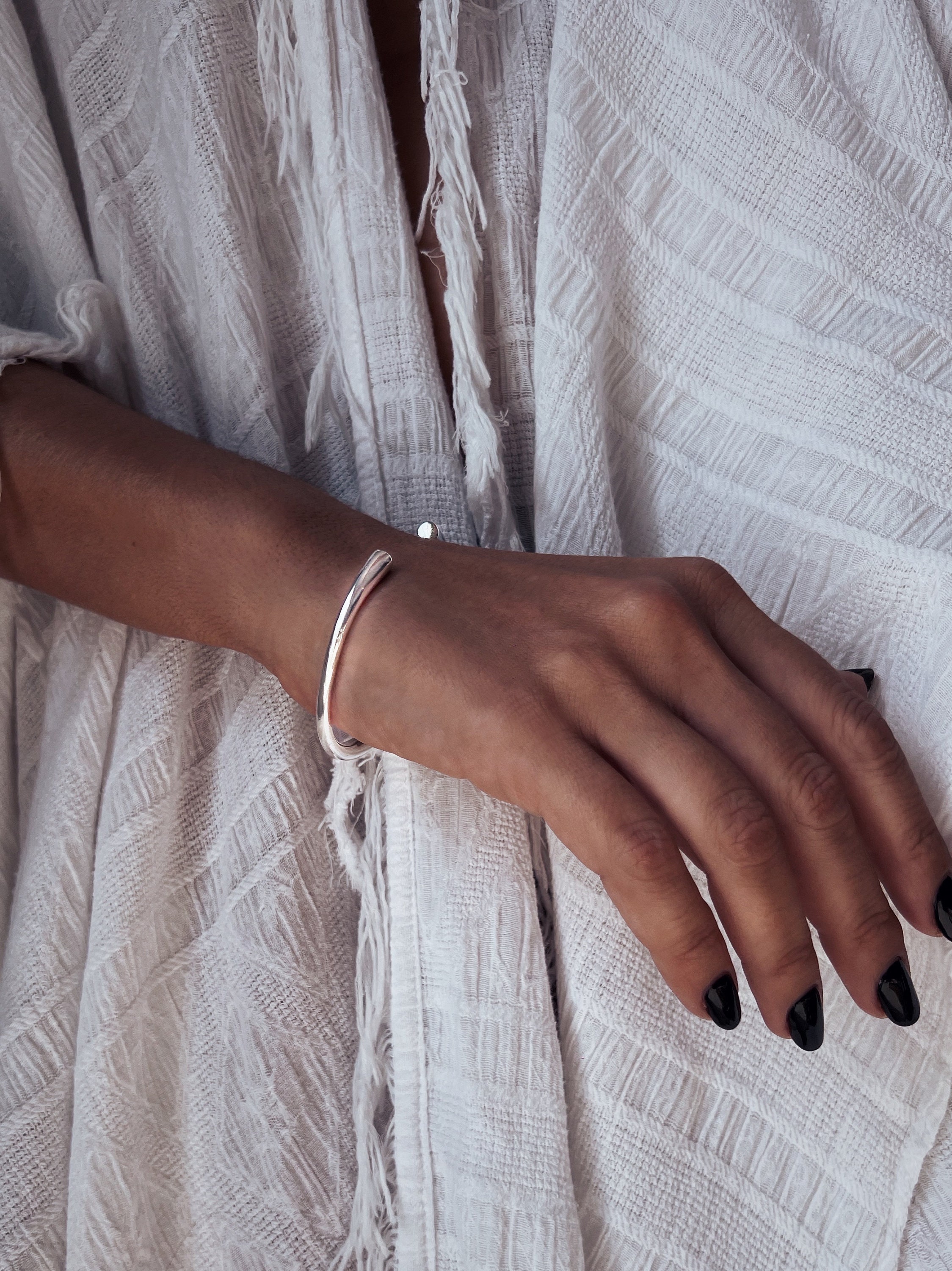 I Love Palestine Silver Bracelet