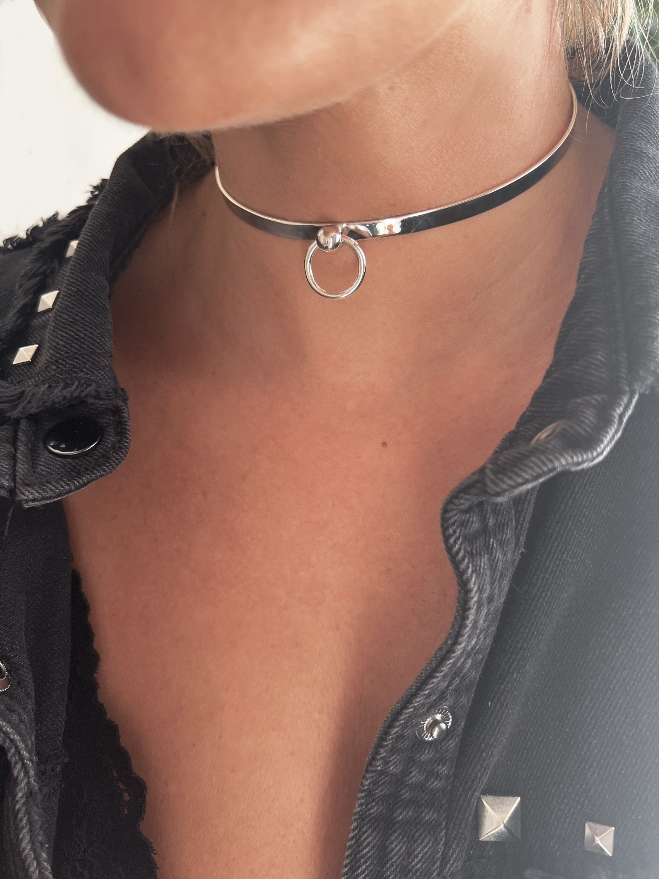 Sterling Silver Choker,boho Choker,minimalist Choker,silver Sterling Silver Choker,boho Choker,minimalist Choker,silver