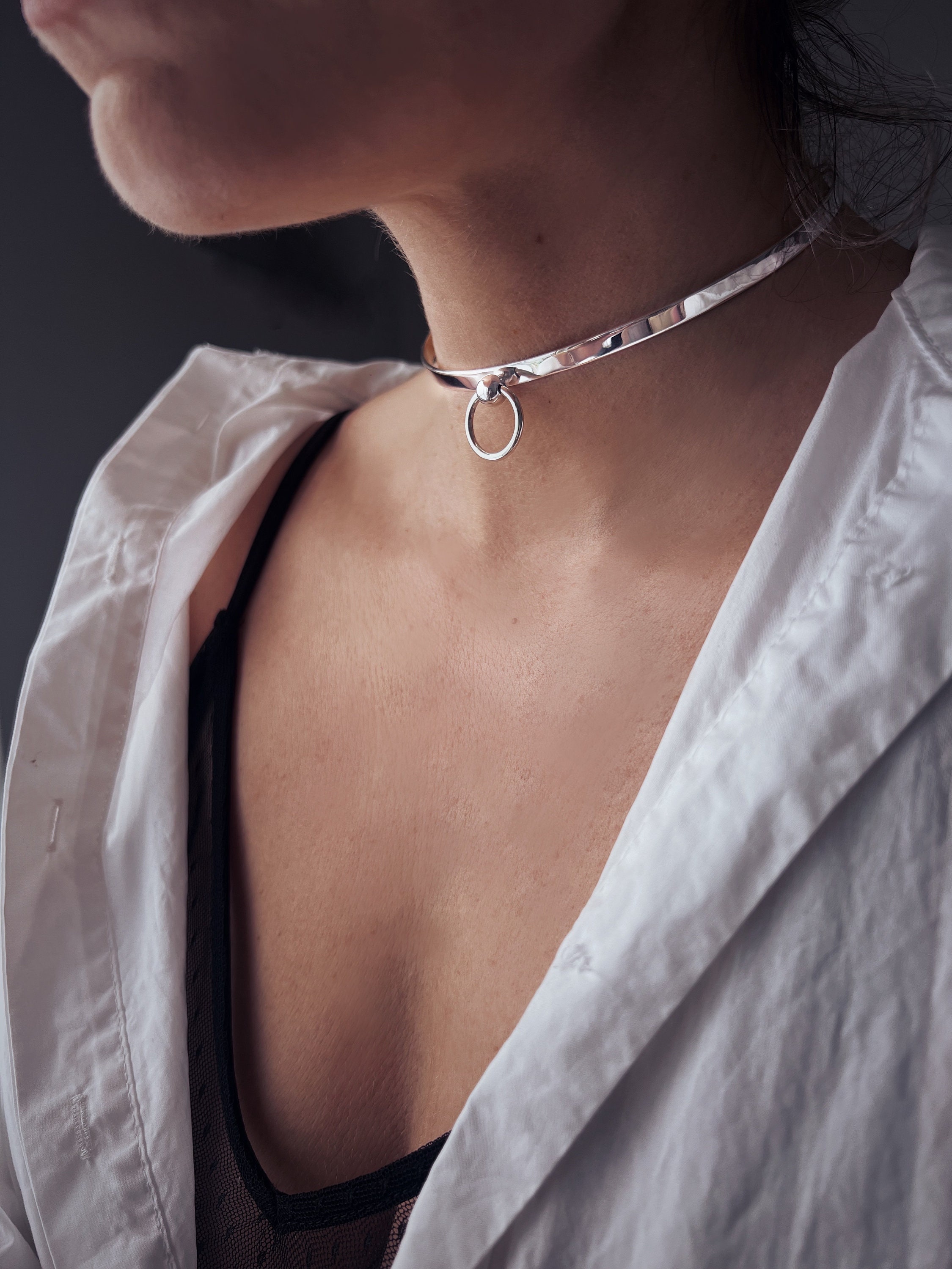 Sterling silver choker,boho choker,minimalist choker,silver 925 choker,simple  choker,choker necklace,sterling silver necklace