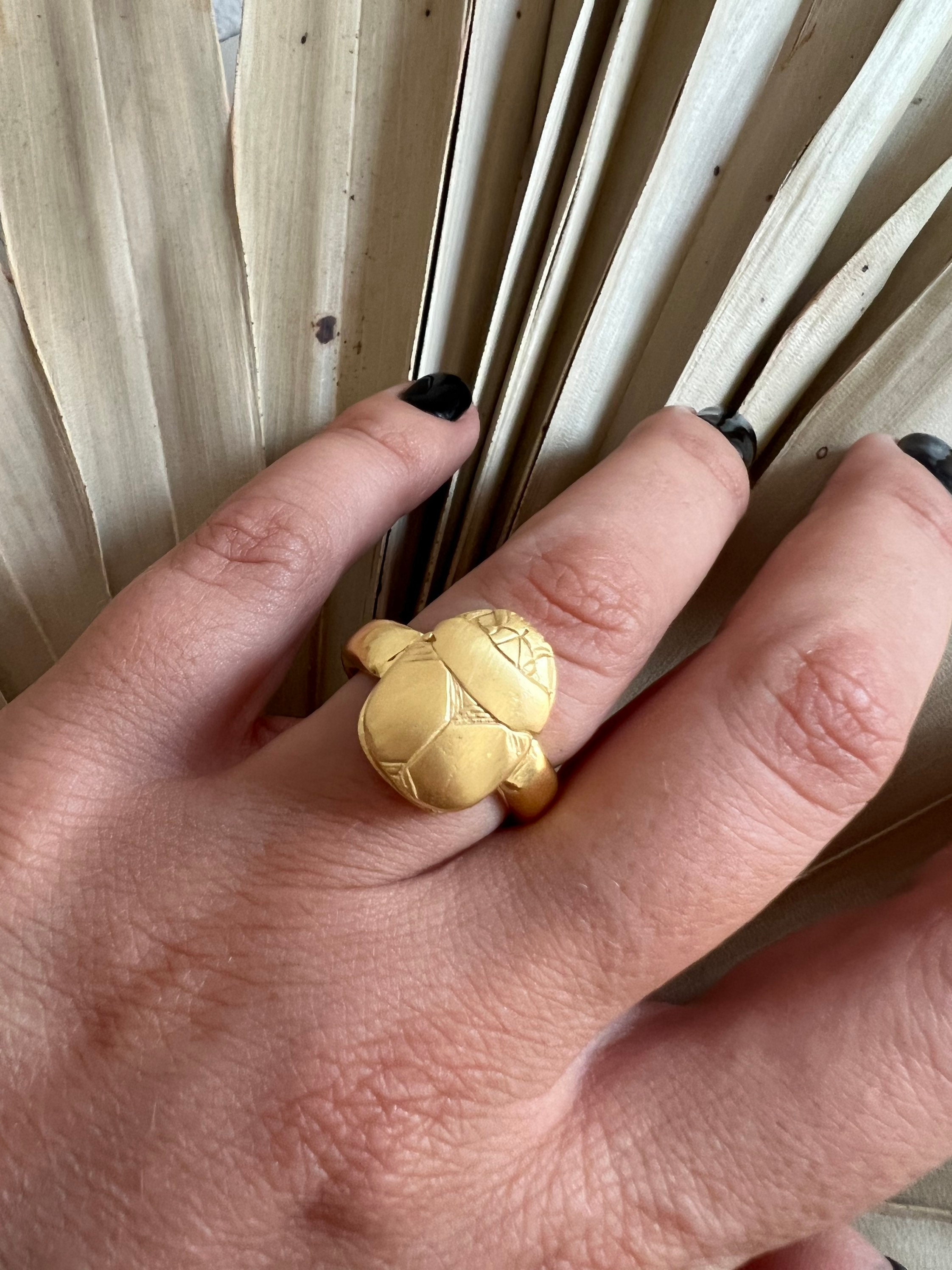 Buy Gold Scarab Ring, Scarab Signet Ring, Egyptian Beetle, Gold Beetle Ring,  Egyptian Goddess Jewelry, Christmas Sister Gift, Gold Signet Ring Online in  India - Etsy
