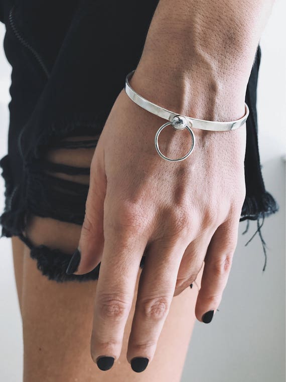 Sterling silver bracelet,Sterling silver cuff bracelet,silver orb bracelet,simple bracelet,minimalist bracelet,geometric bracelet,boho