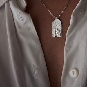 Aquarius zodiac pendant necklace , Constellation necklace