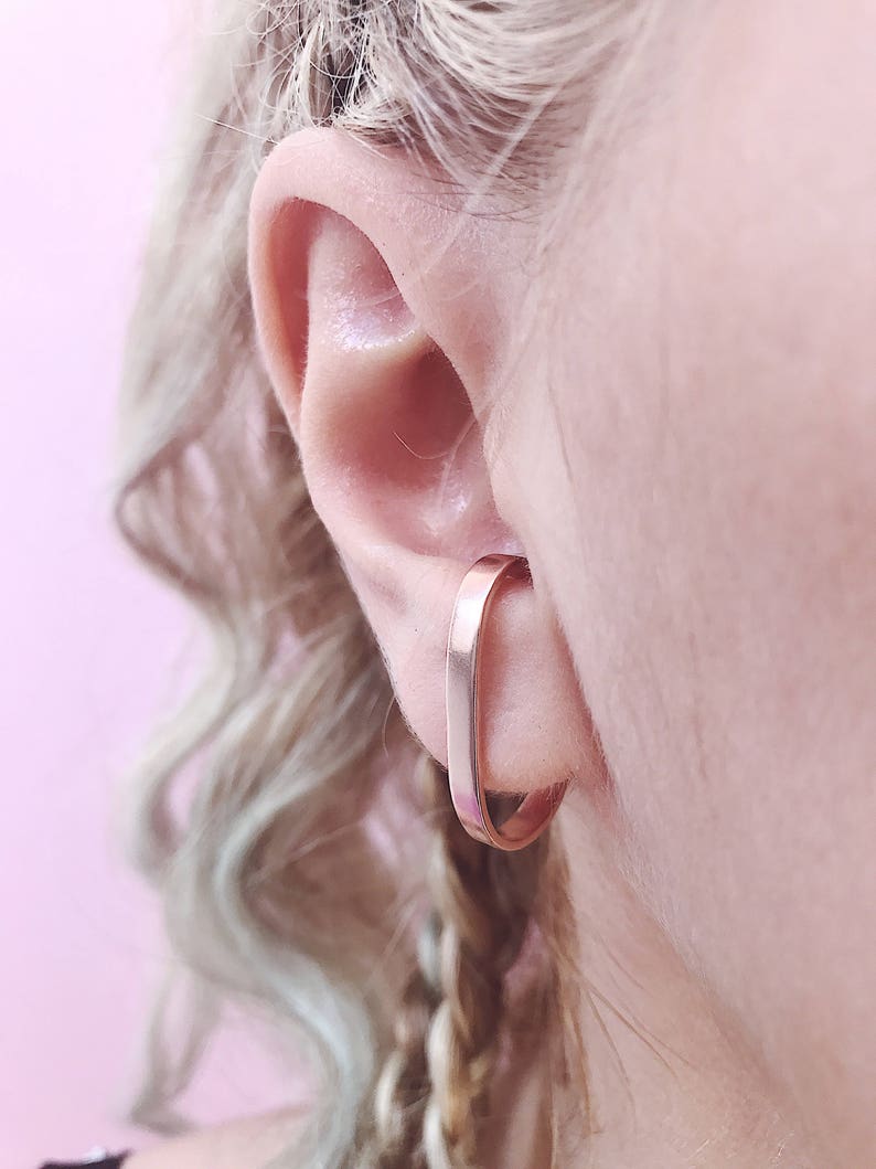Black ear cuffs,black earrings,black rhodium cuffs,black suspender earrings,edgy earrings,earrings for men,men/'s earrings,black mens earring