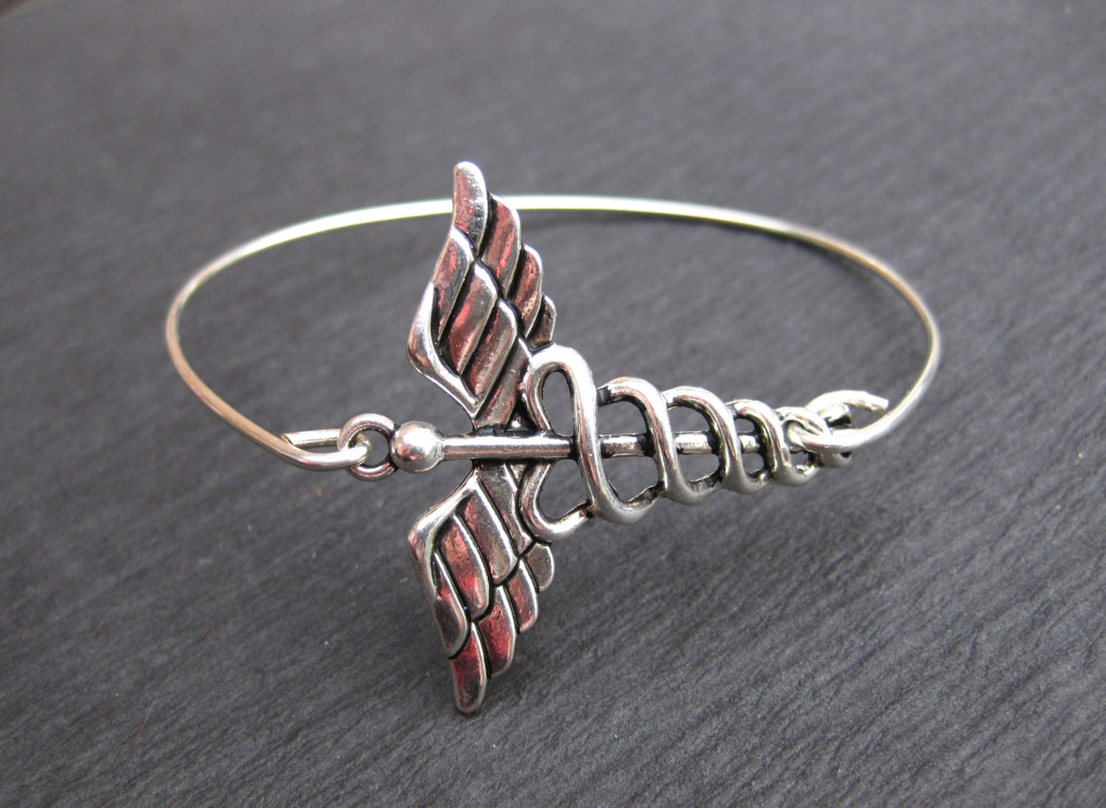 Medical ID Bracelet in Sterling Silver ID & Medical Etsy