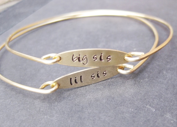 sister bracelets set Huge sale 4 bracelets Big lil middle and baby big sister