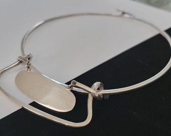 Vintage Erika Hult De Corral Mexican Sterling Silver Necklace