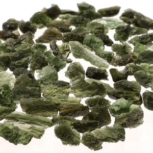Single Genuine Czech Moldavite Stone Avg. 1.6 - 1.8g