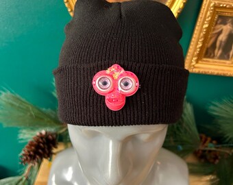 Neon Noir - Furby Inspired Beanie