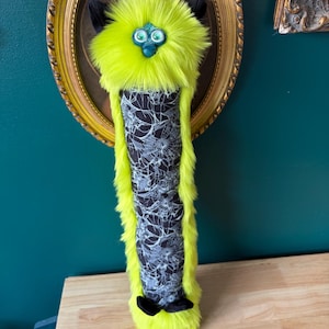 Slime Mold - Long Furby Inspired Plush - 2 Feet - Odd Body