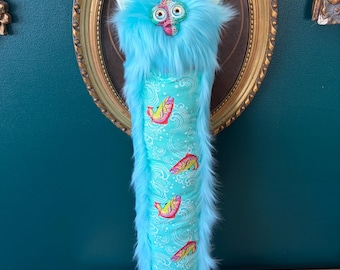 Rainbow Trout - Long Furby Inspired Plush - 2 Feet - Odd Body