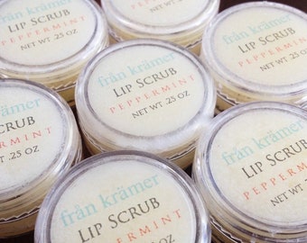 Organic Sugar Lip Scrub / Sugar Lip Scrub / Shea Butter Lip Scrub / Coconut Oil / Peppermint / Lip Sugar / Chapped / Dry / Lip Treatment /