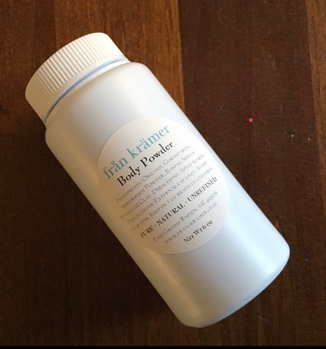 Organic Unscented Baby Powder / All Natural Dusting Powder / Organic