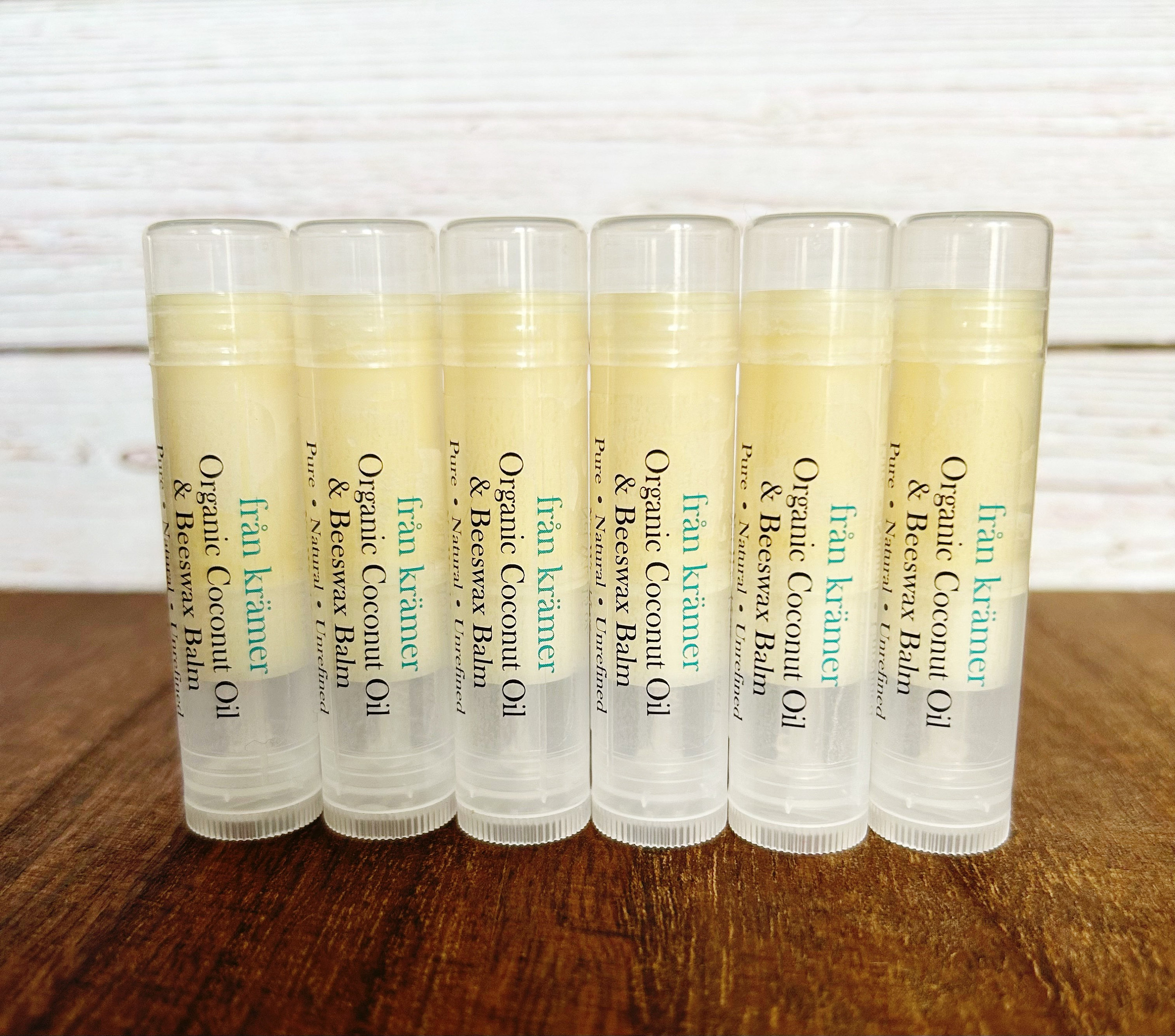 Organic Coconut Oil Lip Balm Lip Balm / Unscented Lip Etsy