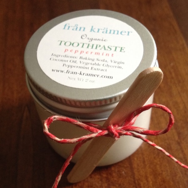 Organic Toothpaste / Baking Soda Toothpaste / Coconut Oil Toothpaste / All Natural Toothpaste / Tooth Powder / Vegan Toothpaste