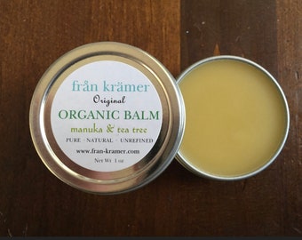 Tea Tree Balm / Manuka Balm / Manuka Honey / Tea Tree Oil / Cuticle Cream / Hand Cream / Balm / Rash / Skin Salve / Ointment / Relief