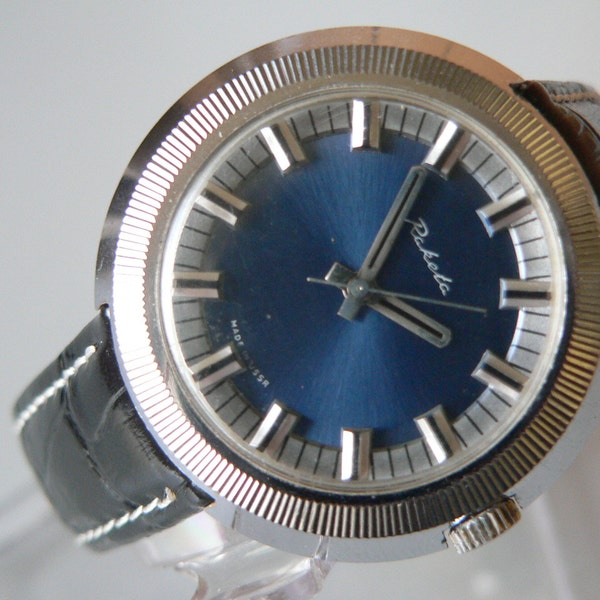 Vintage Raketa UFO USSR Men's  Watch 70's Serviced