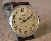 Mens watch Russian RAKETA 19 j. ussr Soviet watch 60's SERVICED cccp