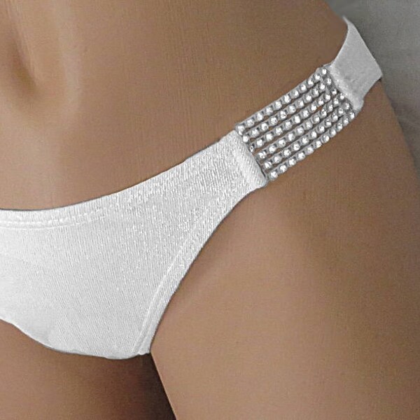 Pair Crystal Rhinestone Bikini Connectors in Clear Acrylic Settings NO PRONGS to snag fabric! 68mm size = 2 5/8 inches use Single or Double