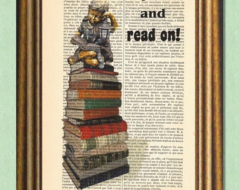 READ ON -Dictionary Art Print- Wall Art