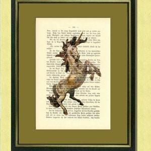 THE HEALING UNICORN Fantastic beasts Dictionary art print Wall art image 5