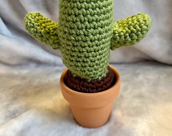 Crochet cactus, crochet home decor, desert crochet cactus