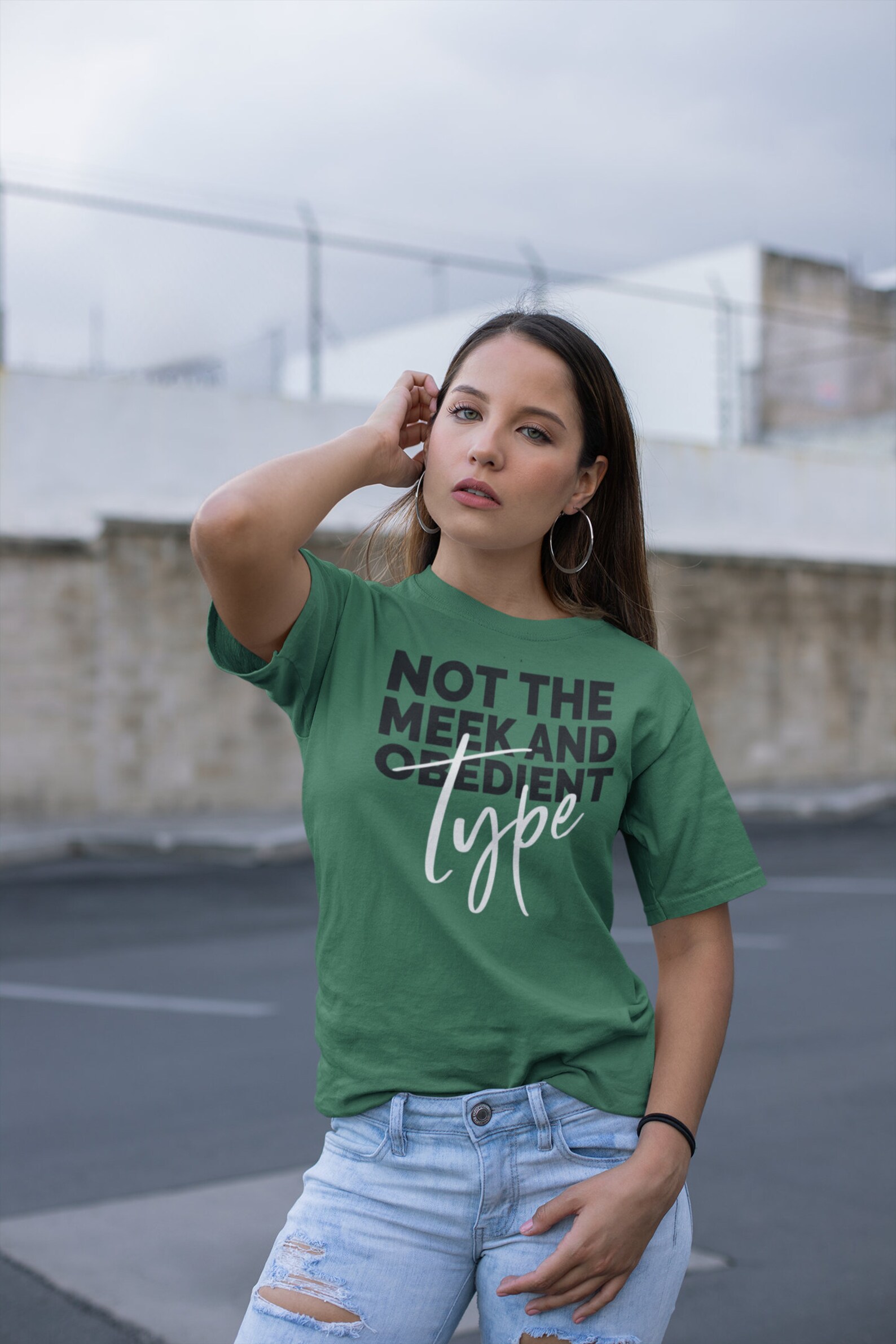 not the meek and obedient type shirt
