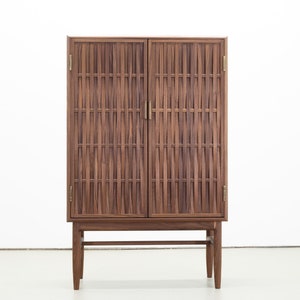 Double Woven Faced Bar Cabinet