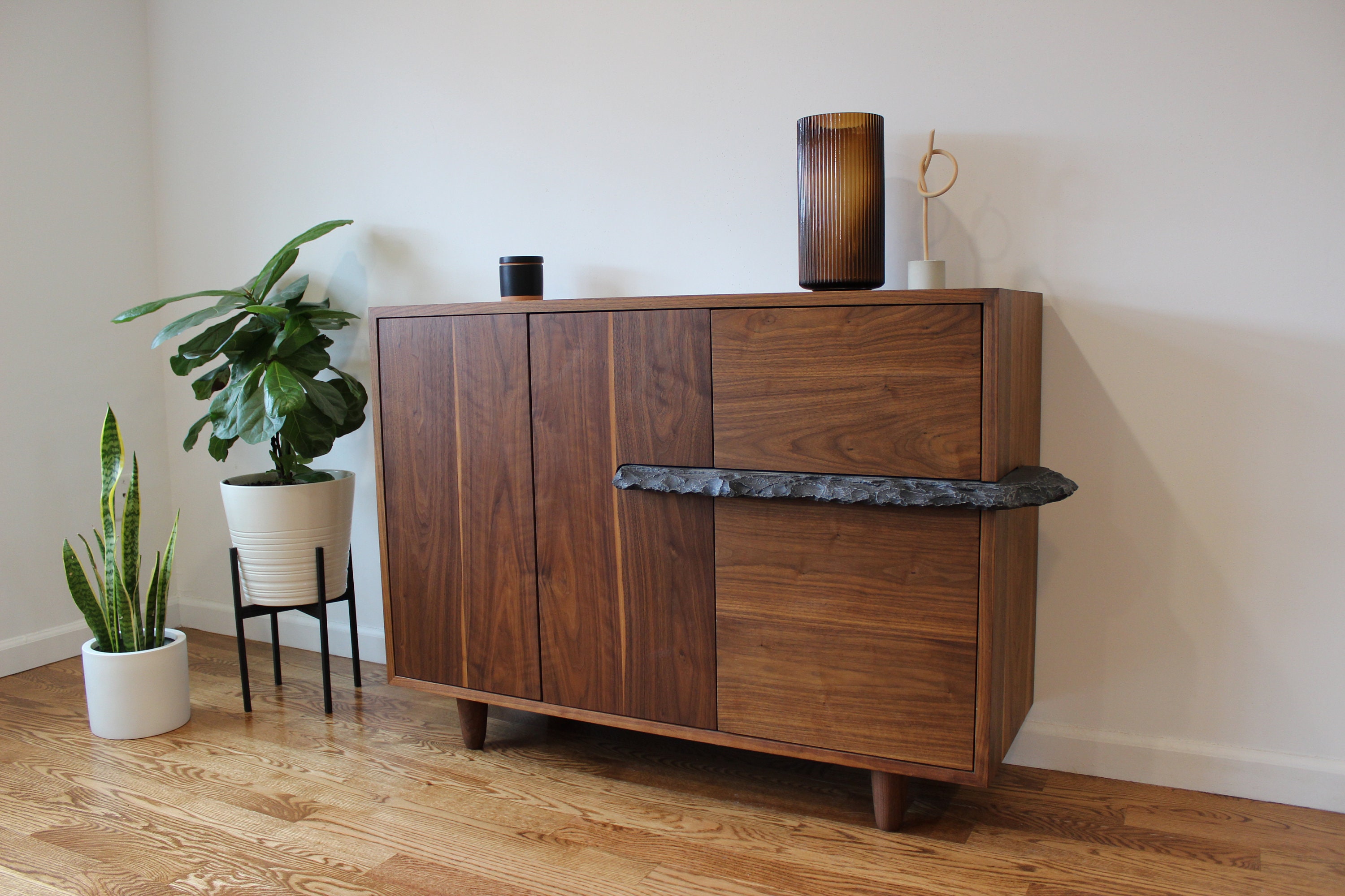 Stone Display Console Horizontal Stone Console - Etsy