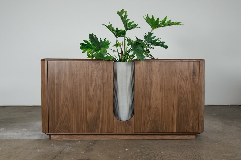 Walnut Planter Cabinet image 2