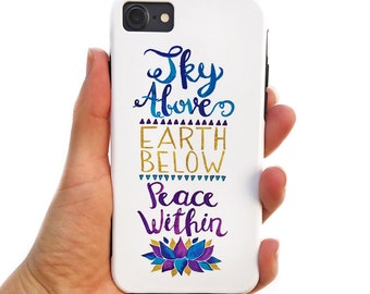 Yoga Inspirational Phone Case for iPhone Xs Max, Xr, Xs/X, 11, 8, Samsung Galaxy S8, S8+, S9, S9+, S10
