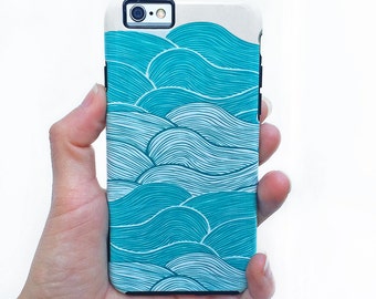 The Calm and Stormy Seas Phone Case for iPhone Xs Max, Xr, Xs/X, 11, 8, Samsung Galaxy S8, S8+, S9, S9+, S10