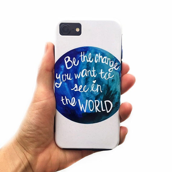 Be the Change Phone Case for Iphone Xs Max Xr Xs/x 11 8 Etsy