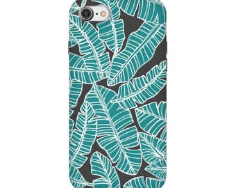 Banana Leaf Phone Case - for iPhone Xs Max, Xr, Xs/X, 8, 7, 6 & Samsung Galaxy S7, S8, S9, S9+, S8+